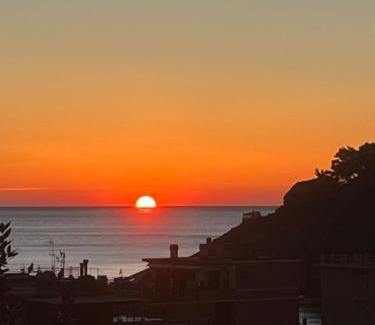 Bonassola Apartment | Villa Rosa with Breathtaking Sea Views & Family Amenities