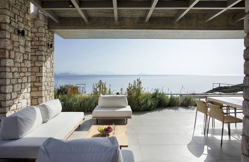 Kefalari Villa | Seafront Villa Rosemary: Relaxing Retreat Near Nafplio