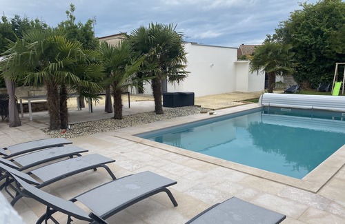 Royan Villa | Villa Royan: Ideal Retreat with Private Heated Pool & Ocean Views