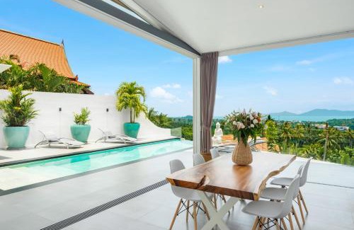 Bophut Hills Villa | Villa Sayam: Oceanfront Escape with Exceptional Reviews