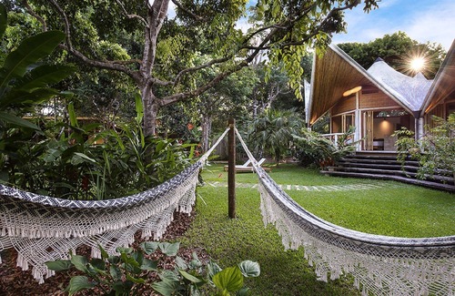 Porto Seguro House | Villa Se7e: Nature Retreat with Spa & Hot Tub Bliss