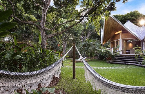 Porto Seguro House | Villa Se7e: Nature Retreat with Spa & Hot Tub Bliss