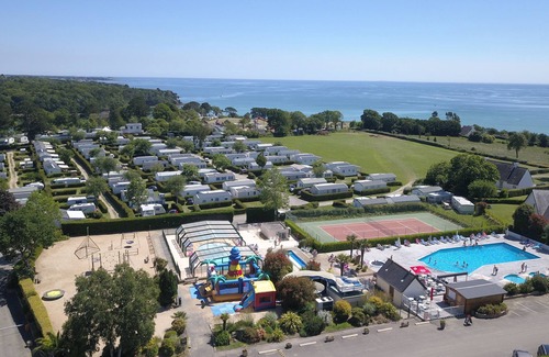 La Foret-Fouesnant House | Villa with Ocean View and Shared Aquatic Area Awaits
