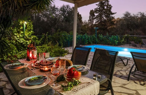 Koutsi Villa | Villa Sevi: Private Pool Oasis with Oceanfront Views