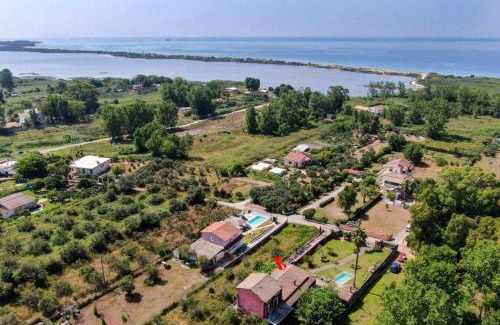 Chalikounas Villa | Villa Sofia: Oceanfront Retreat Steps from the Beach