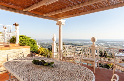 Corsanico Villa | Villa Sophia: Poolside Relaxation with Balcony & Spa Access