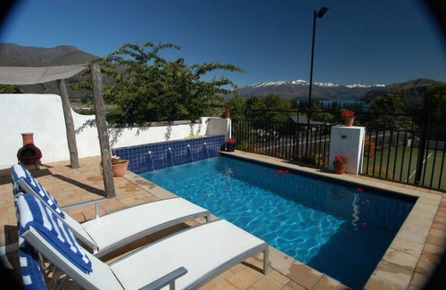 Wanaka House | Villa South Pacific: Pool, Tennis Court & Gorgeous Views