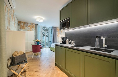 Merano Apartment | Villa Steiner 1: Oceanfront Flat with Balcony & Spa Access