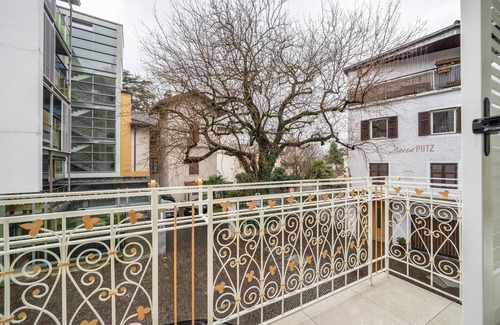 Merano Apartment | Villa Steiner 1: Oceanfront Flat with Balcony & Spa Access