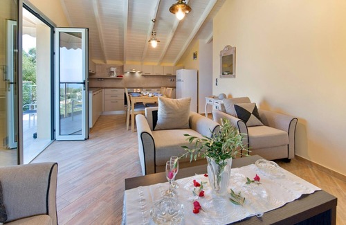 Lakka Villa | Villa Stephania: Private Pool & Beach Access with Sea Views