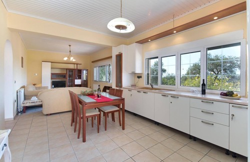 Lakka Villa | Villa Stephania: Private Pool & Beach Access with Sea Views