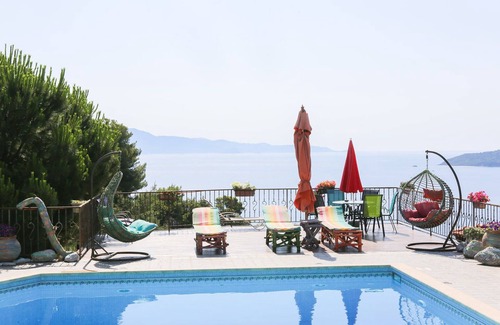 Achladies Villa | Relax at Villa Stratos Skiathos with Ocean Views & Spa