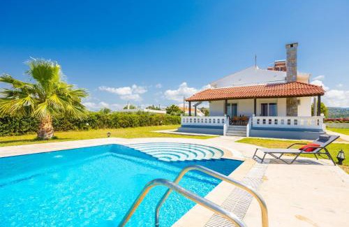 Kamiros Villa | Villa Sunset: Oceanfront Escape with Pool and 9.7 Rating