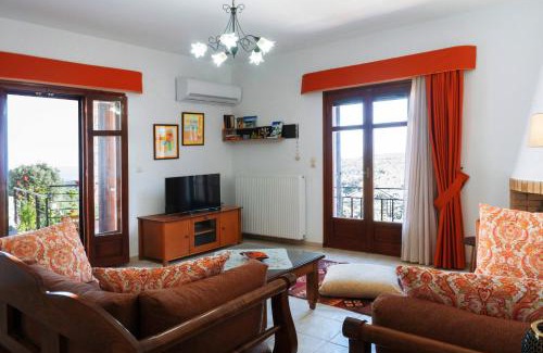 Agia Triada Villa | Villa Sunset: Family-Friendly Retreat with Rooftop Hammocks