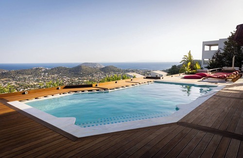 Anavyssos Villa | Villa TakeOff: 4 Bedrooms, Private Pool & Ocean View
