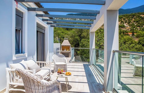 Leivathos Villa | Villa Terra: Enjoy Sea Views and a Private Pool Retreat