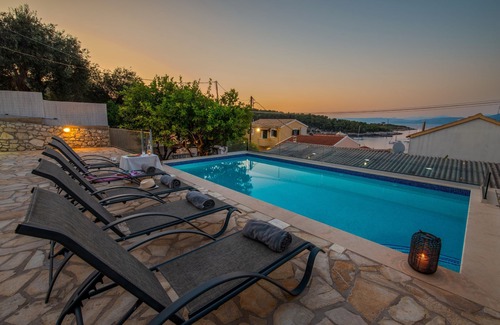Gaios House | Villa The Antonis: Breathtaking Oceanfront Retreat in Gaios