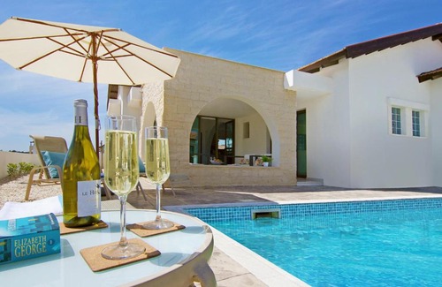 Ayia Thekla Villa | Villa Theodora: 4-Star Family-Friendly Getaway with Pool