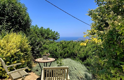 Samonas Villa | Villa Vigla: Ocean View Retreat with Private Pool