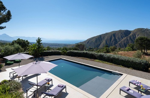 Gratteri Villa | Inviting Villa with Pool and Bay Views in Palermo