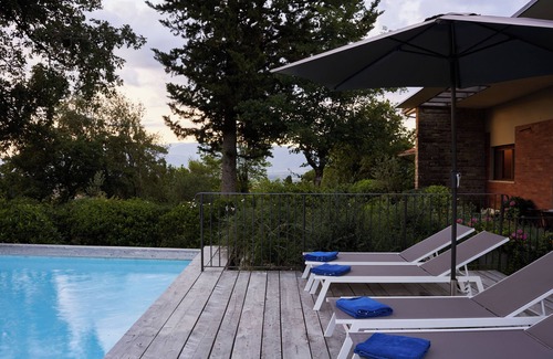 Pergine Valdarno Villa | Idyllic Villa with Pool, Ocean View & Steps to Town