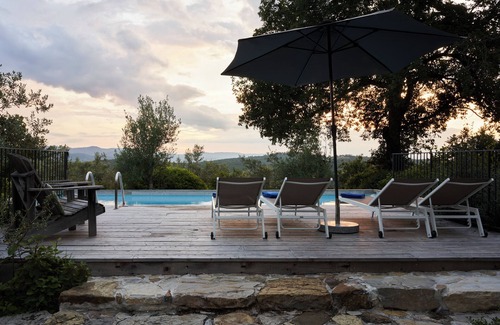 Pergine Valdarno Villa | Idyllic Villa with Pool, Ocean View & Steps to Town