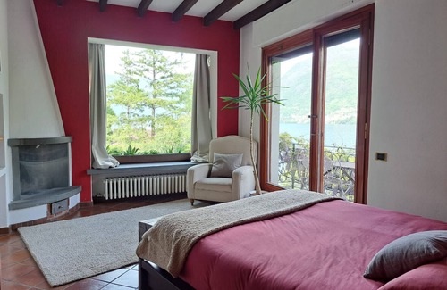 Brienno Villa | Serene Villa Donati with Lake Access and Spa Amenities