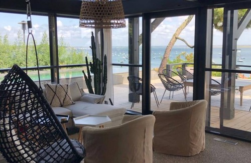 Cap-Ferret House | Villa with Panoramic Bay View, Private Pool & Spa Access