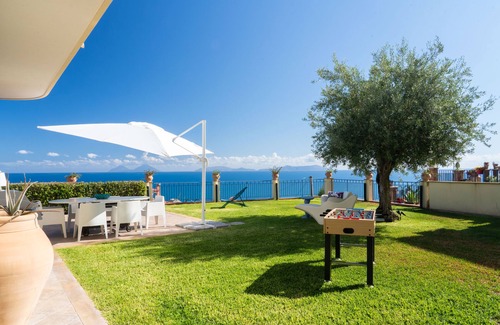 Capo d'Orlando Villa | Villa with Panoramic Sea View and Private Pool Retreat