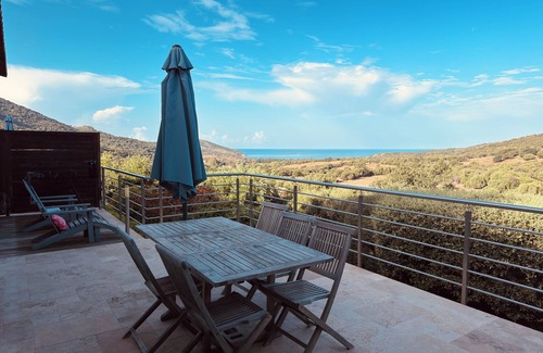 Cargese House | Serene Villa with Ocean View and Pool Among Olive Trees