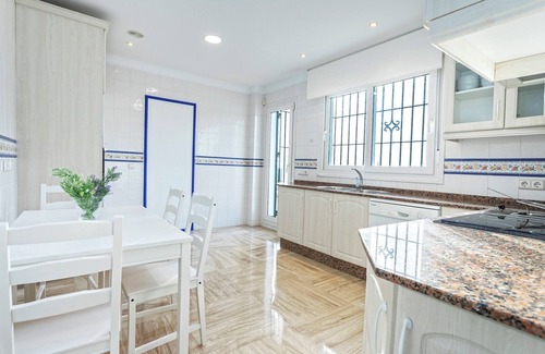 Chiclana de la Frontera Villa | Beachfront Villa with Pool and Spa at La Barrosa