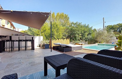 Grezan Villa | Tranquil Villa with Pool Steps from Historic Center