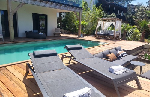 Pyla-sur-Mer Villa | Elegant Villa with Pool and Ocean Views, Steps from Beach