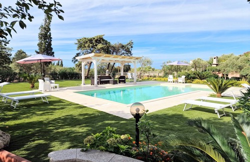 Sorso Villa | Idyllic Villa with Pool and Ocean View, Steps from the Sea
