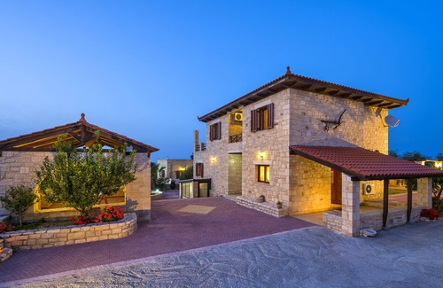 Platanias Villa | Villa with Panoramic Ocean Views and Private Pool Retreat