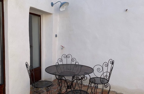Allegre Les Fumades House | Cozy Village House with Patio and Spa Amenities