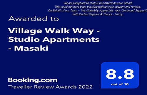 Masaki Apartment | Cozy Village Walk Way Studio Apartments with Ocean View