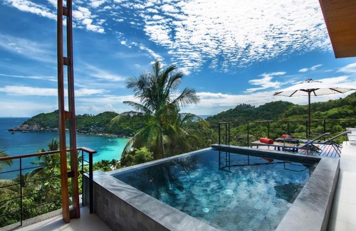 Ao Thian Og Villa | Oceanfront Villas Del Sol Koh Tao - Rated 9.4 by Guests