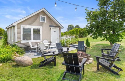 Hammondsport House | Vineyard View Farmhouse Fire Pit Game Room