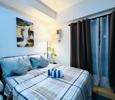 Phil-Am Apartment | Stylish Vinia Infinity Studio II: WiFi, Netflix & Pool Access