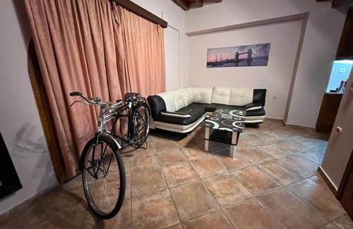 Mesolongi Apartment | Cozy Vintage Attic: Perfect for Pet and Child Friendly Stays