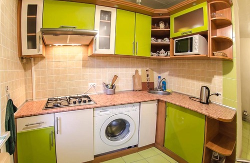 Solomjanskyj Apartment | Modern Apartment on 14 Vidradnyi Avenue with Kitchen Access
