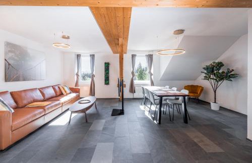 Waldhaus Flims Apartment | Premier EH Apartments Uranus with Private Sauna Retreat