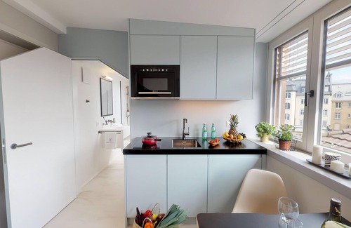 Werd Apartment | Comfortable VISIONAPARTMENTS Zurich with Kitchen & Breakfast