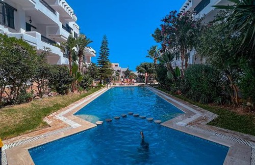 Oued Laou Apartment | Relax in Oued Laou - Jawhara with Oceanfront Pool Views
