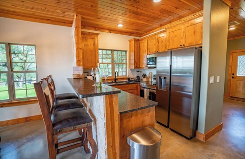 Lometa Cottage | Exotic Ranch Retreat: Nature, Pool & Hot Tub Awaits You