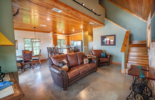 Lometa Cottage | Exotic Ranch Retreat: Nature, Pool & Hot Tub Awaits You