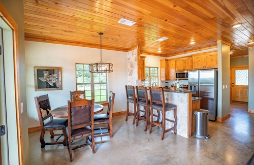 Lometa Cottage | Exotic Ranch Retreat: Nature, Pool & Hot Tub Awaits You