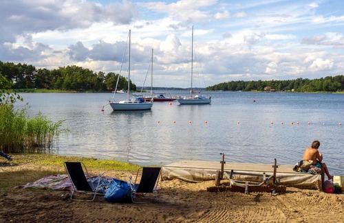 Varmdo Cabin | Enjoy Ocean Views at Vita Grindarna / Djurö Havsbad Hotel