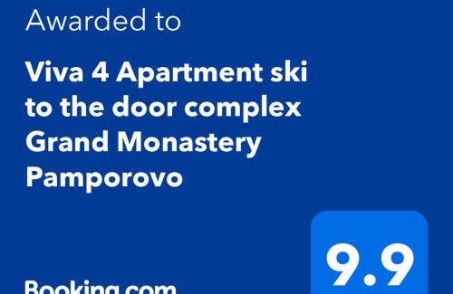 Pamporovo Apartment | Charming Viva 4 Apartment: Ski-In Access at Grand Monastery